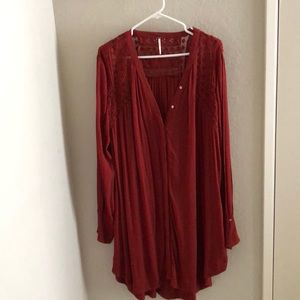 Free people rust colored dress